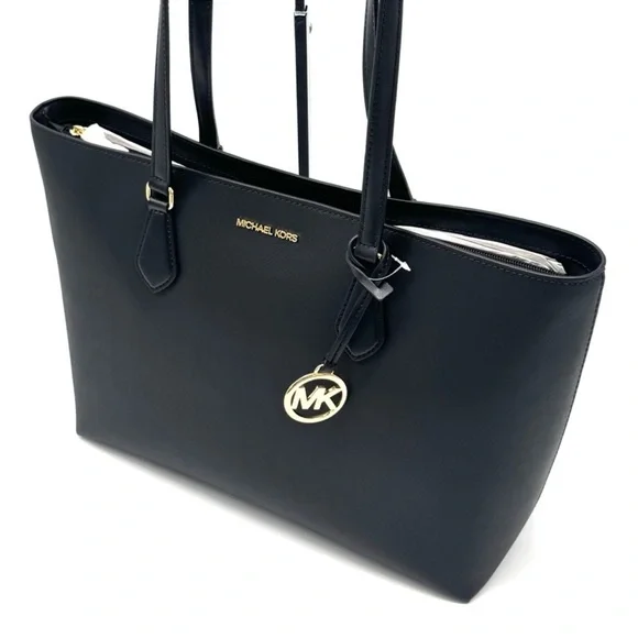 Michael Kors Sheila Large Signature Logo Tote Bag - Black